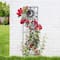 Glitzhome® 48" Painted Metal Sun Garden Trellis Stakes